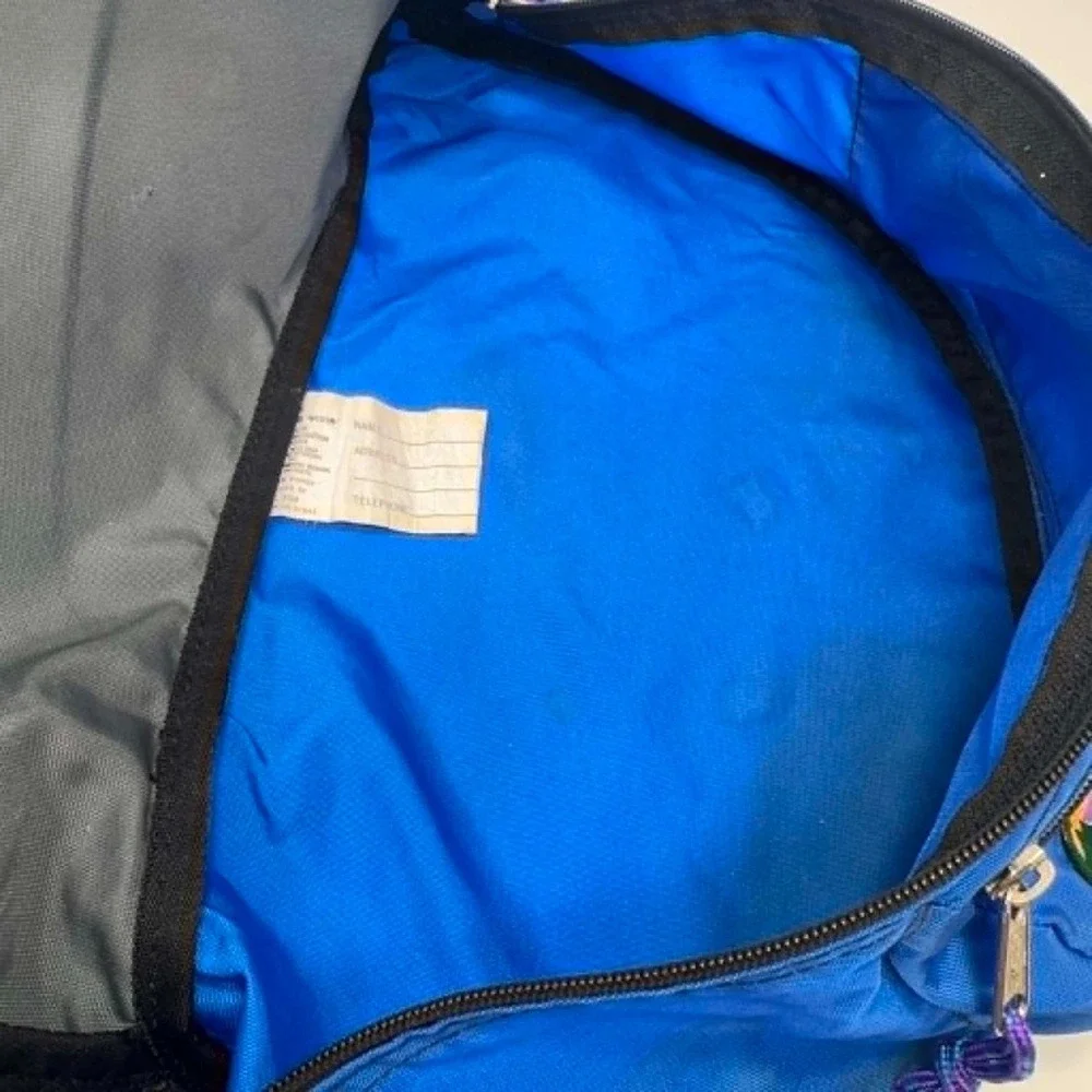 VTG LL Bean Waist Pack Blue Gray Purple Gorpcore Hiking Deluxe Medium Fanny Pack